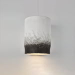 Crust Thin Pendant Light — Sculptural Wabi-Sabi Ceiling Lamp in Grey