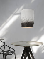 Crust Thin Pendant Light — Sculptural Wabi-Sabi Ceiling Lamp in Grey