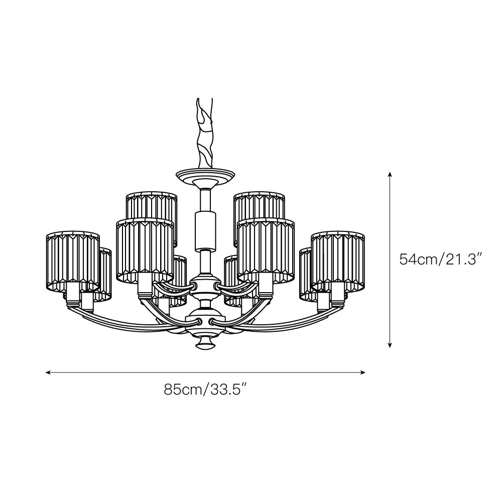 crystal-column-brass-chandelier