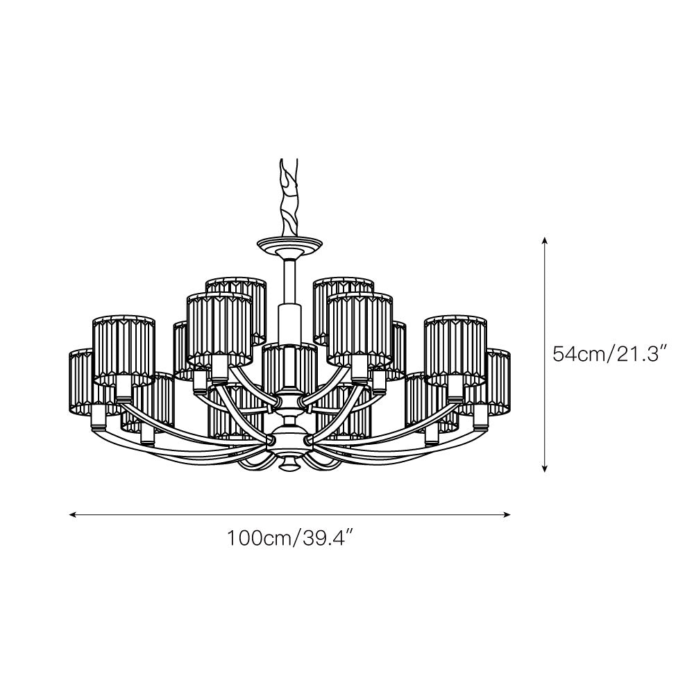 crystal-column-brass-chandelier
