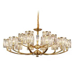 crystal-column-brass-chandelier