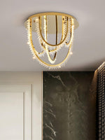 Crystal Corde Ceiling Light