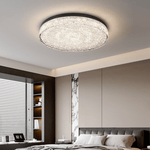 Crystal Core Ceiling Lamp in Brass and Resin – Modern Flush Mount Light