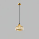 Crystal Drum Pendant Lamp