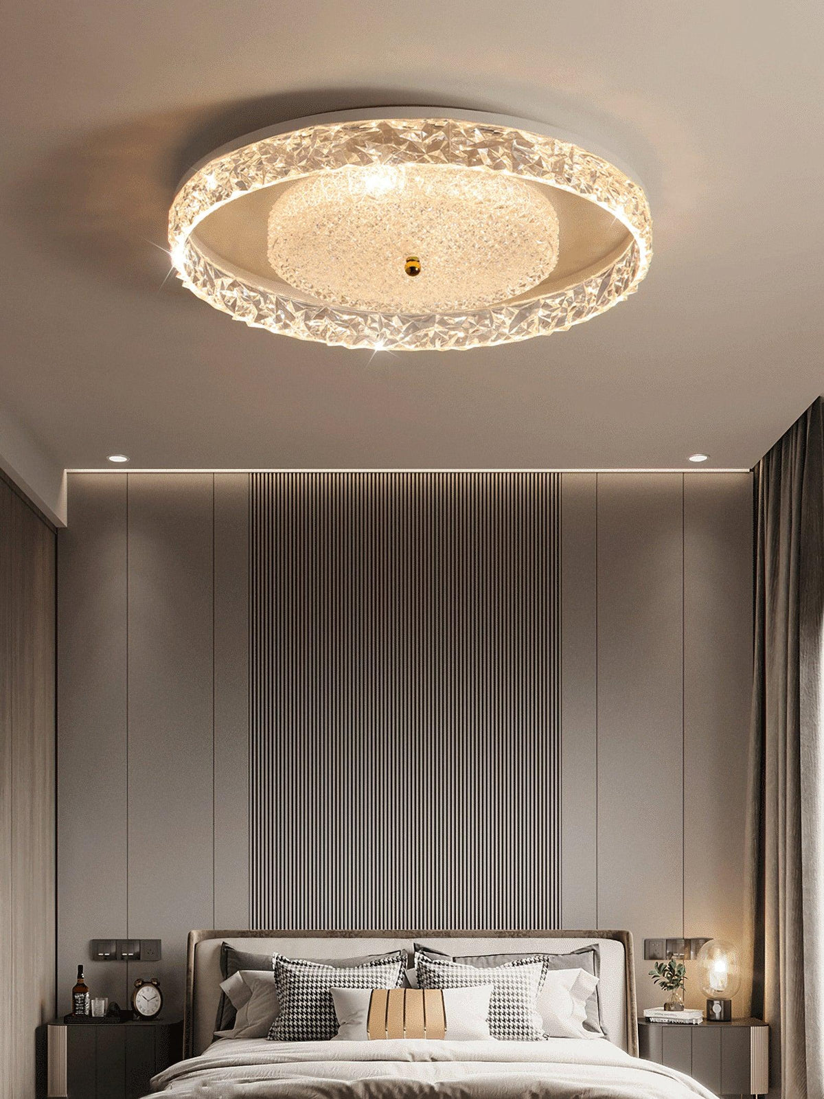 Crystal Embedded Ceiling Lamp