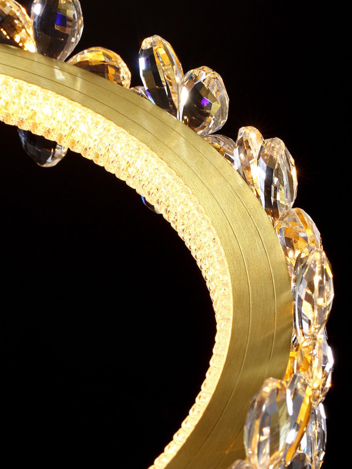 Crystal Flower Ceiling Lamp