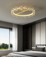 Crystal Flower Ceiling Lamp