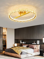 Crystal Flower Ceiling Lamp