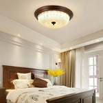 Crystal Glass Dome Ceiling Lamp