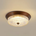 Crystal Glass Dome Ceiling Lamp