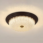 Crystal Glass Dome Ceiling Lamp