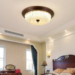 Crystal Glass Dome Ceiling Lamp