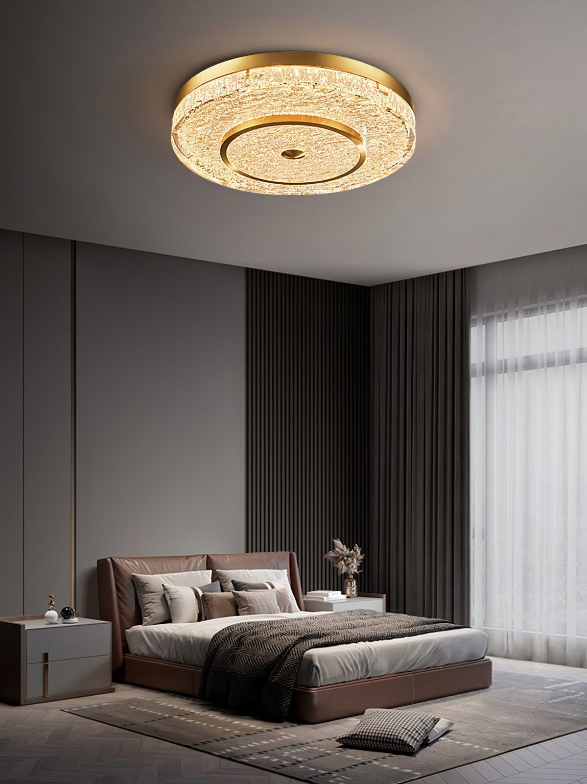 Crystal Magic Round Ceiling Lamp