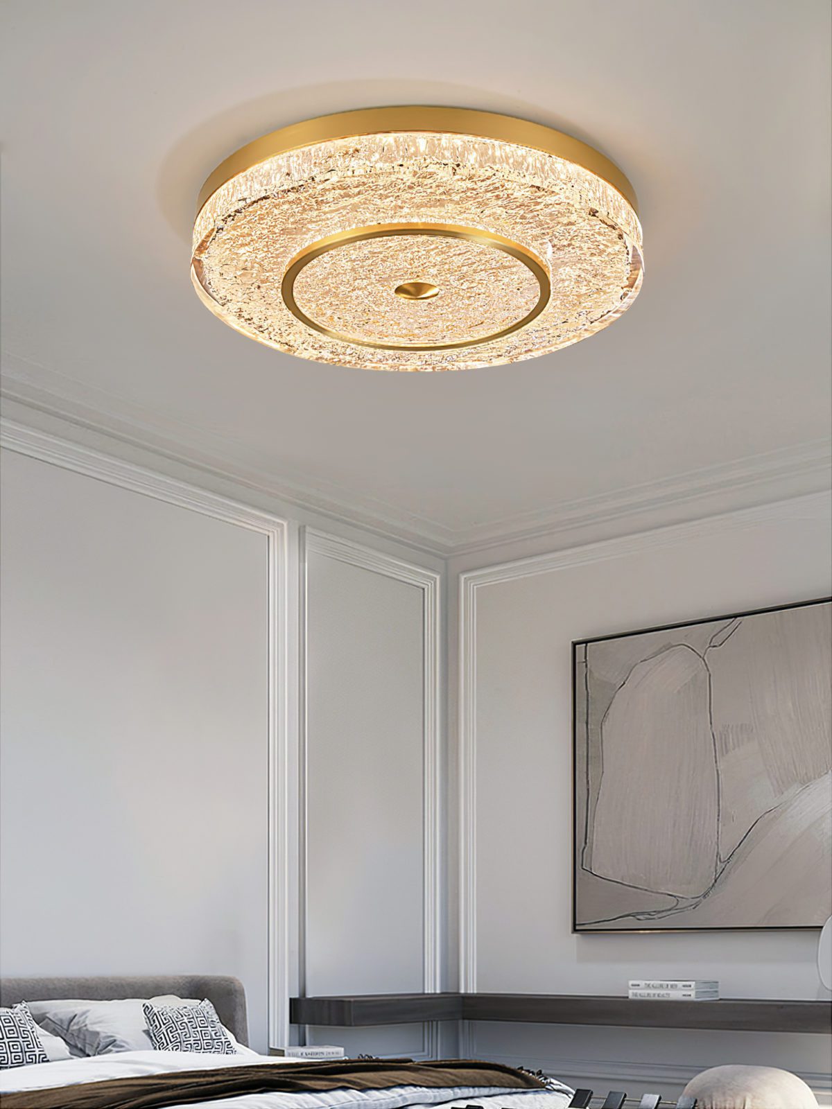 Crystal Magic Round Ceiling Lamp
