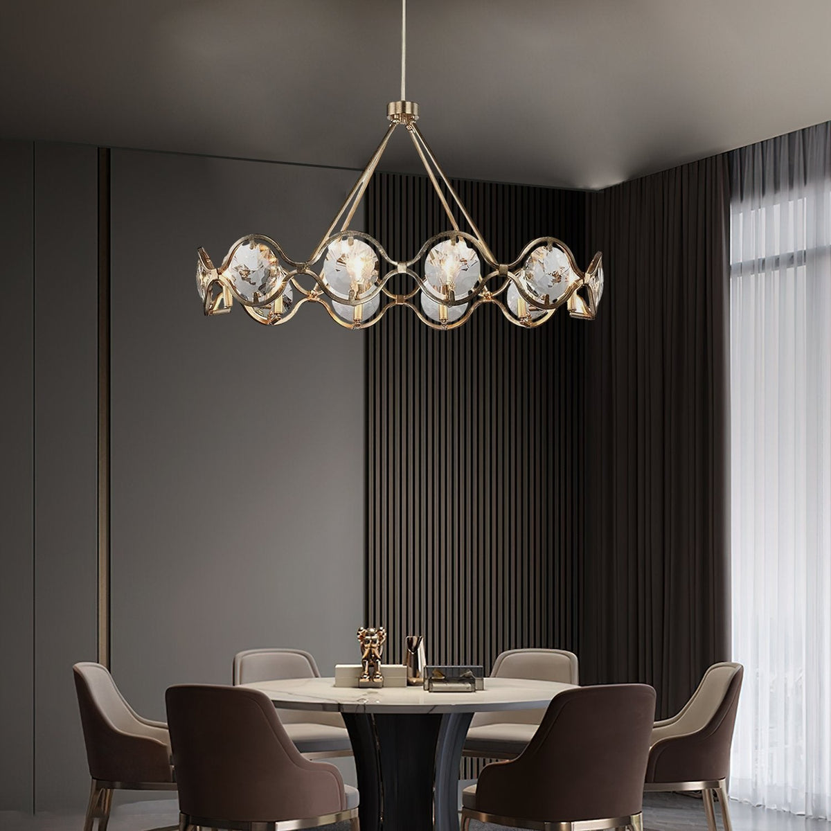 Crystal Quincy Chandelier