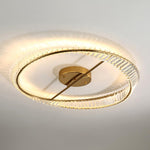 Crystal Rings Ceiling Lamp