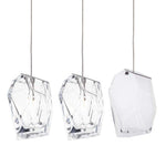 Crystal Rock Cluster Pendant Light – Modern Glass Chandelier for Dining & Living Spaces