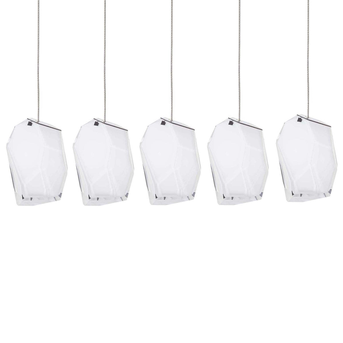 Crystal Rock Cluster Pendant Light – Modern Glass Chandelier for Dining & Living Spaces