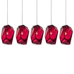 Crystal Rock Cluster Pendant Light – Modern Glass Chandelier for Dining & Living Spaces