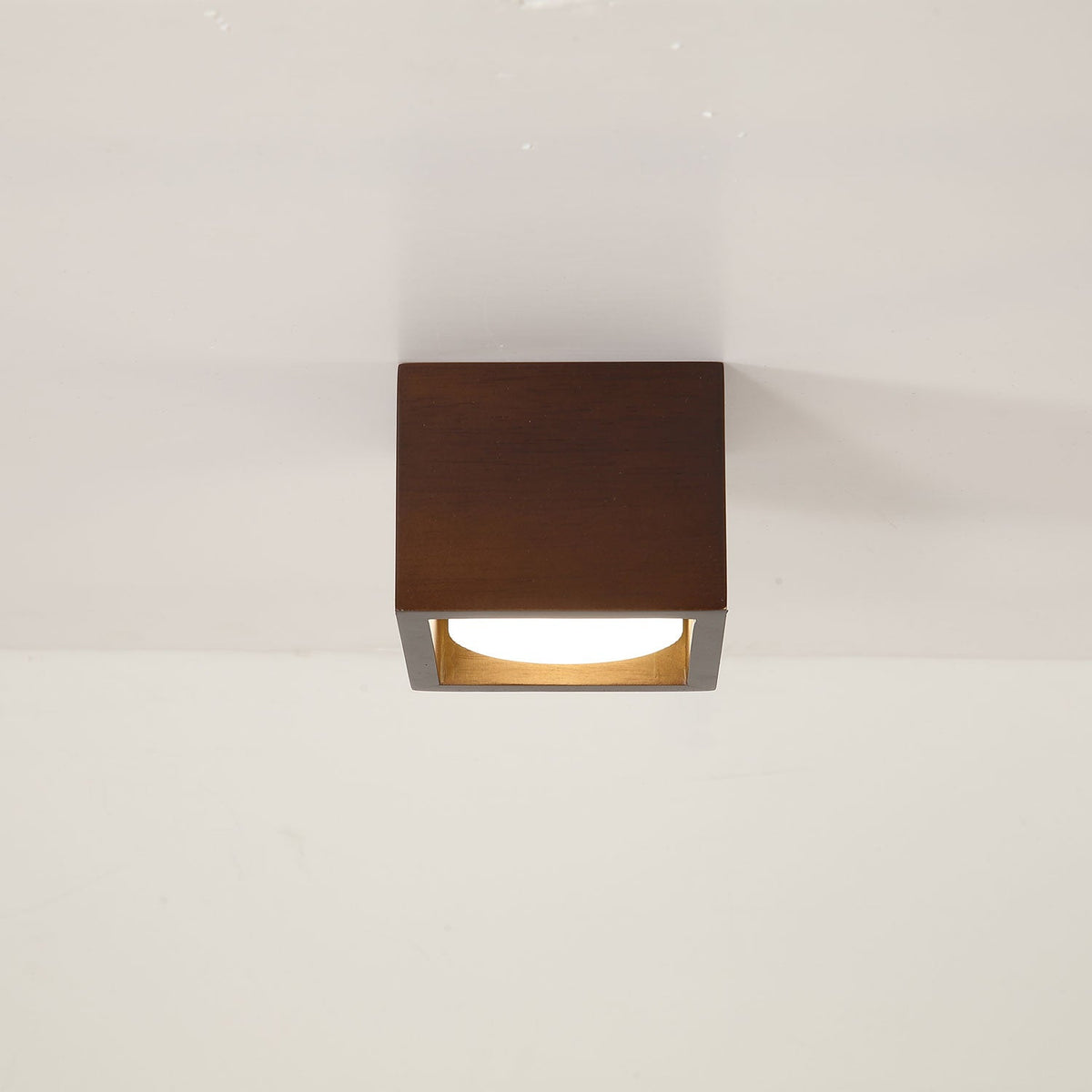 Cobra Wood Ceiling Light – Minimalist Flush Mount in Natural Wood