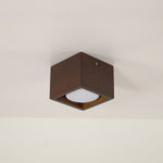 Cobra Wood Ceiling Light – Minimalist Flush Mount in Natural Wood
