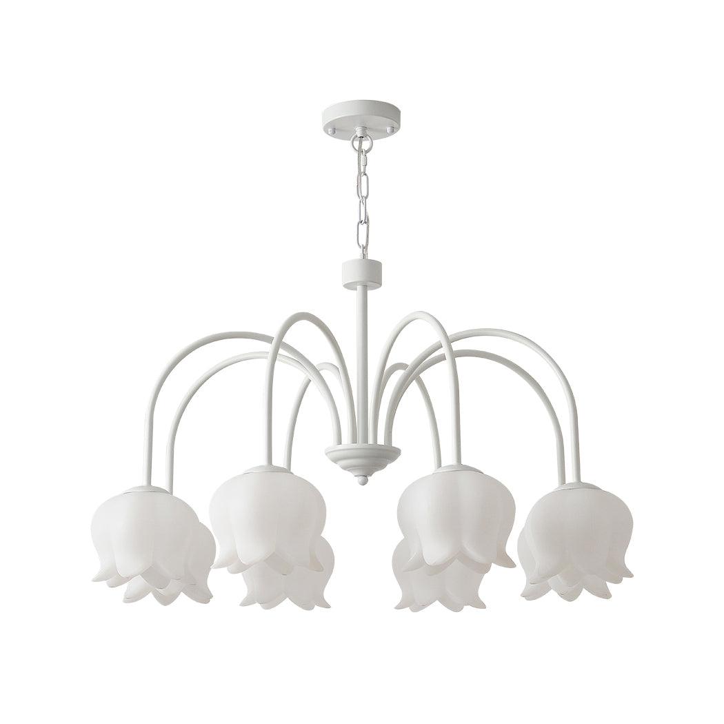 curved-arm-bell-chandelier