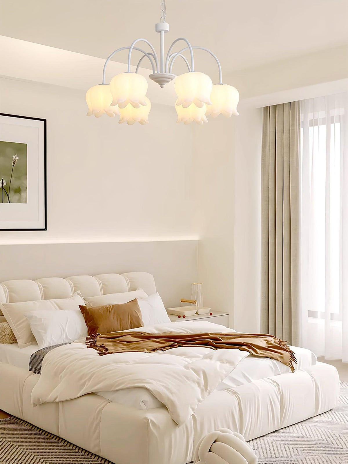curved-arm-bell-chandelier
