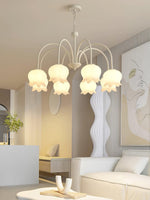 curved-arm-bell-chandelier