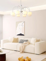 curved-arm-bell-chandelier