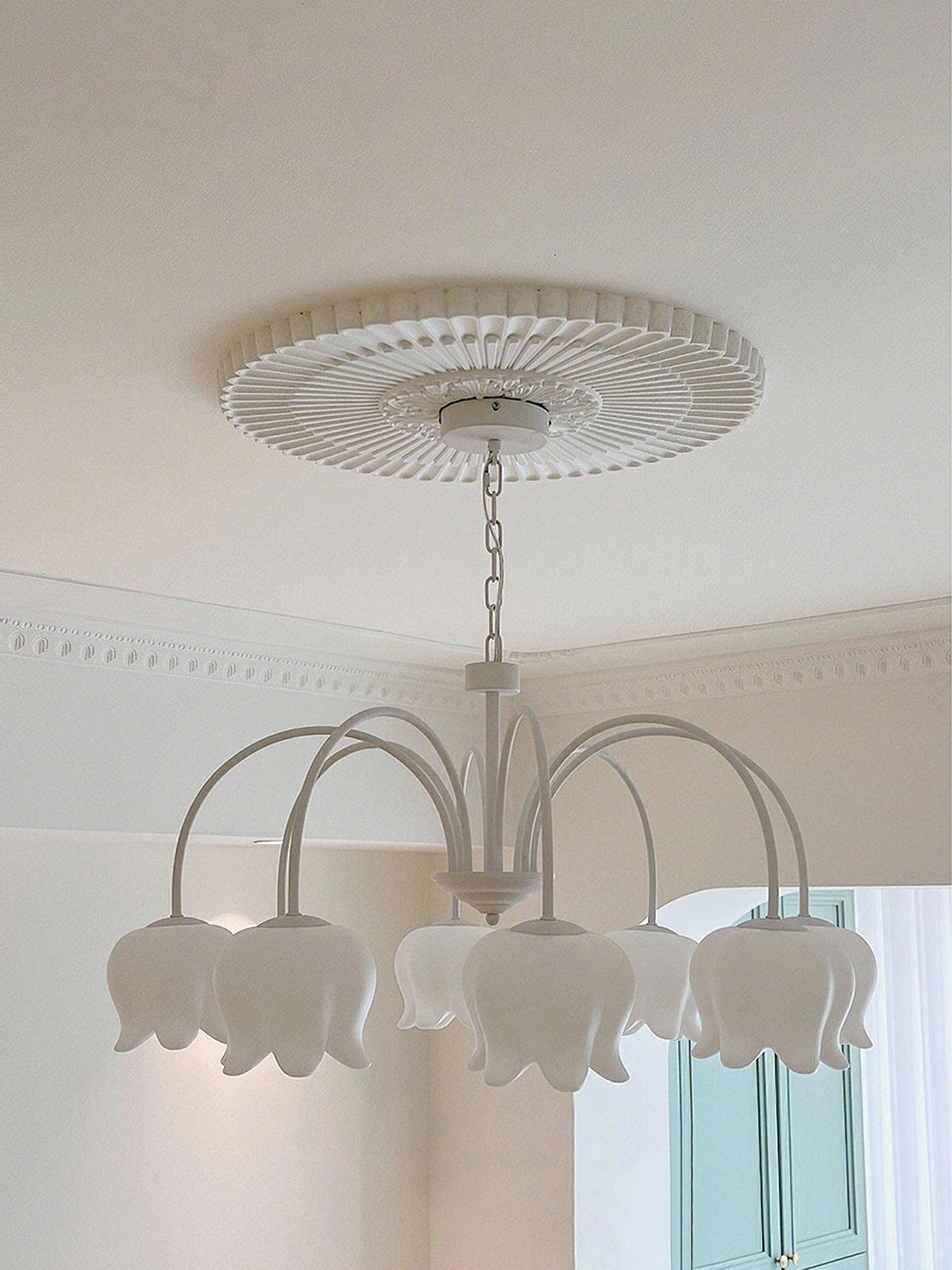 curved-arm-bell-chandelier