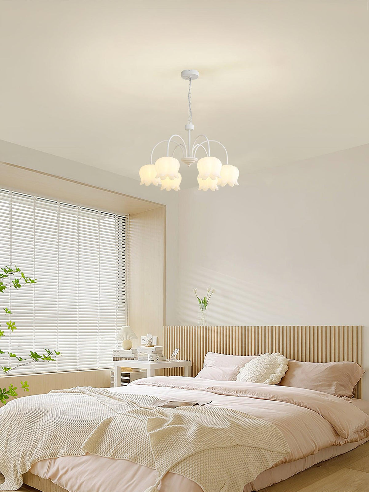 curved-arm-bell-chandelier