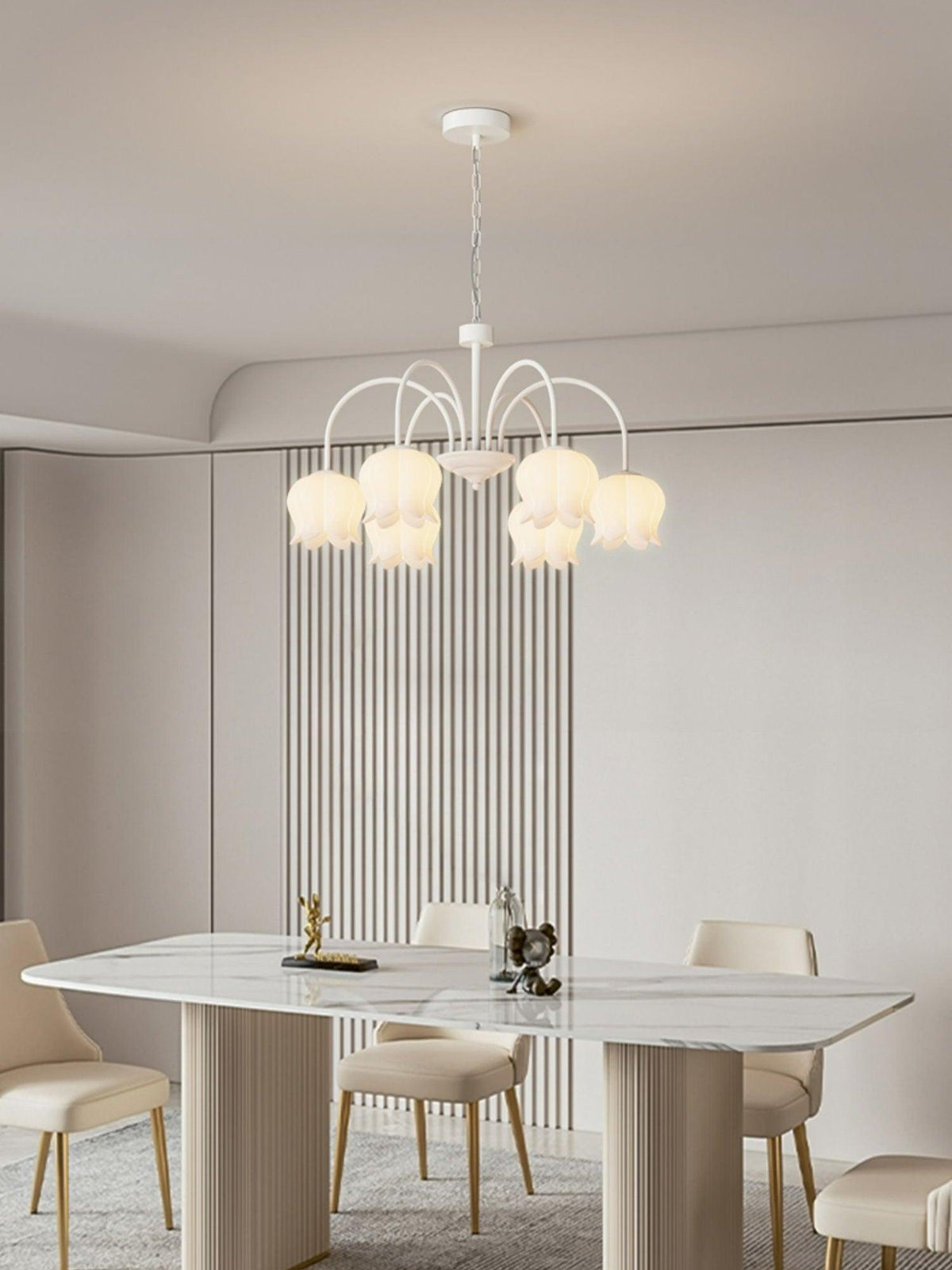 curved-arm-bell-chandelier