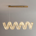 Curved Led Chandelier