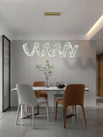 Curved Led Chandelier