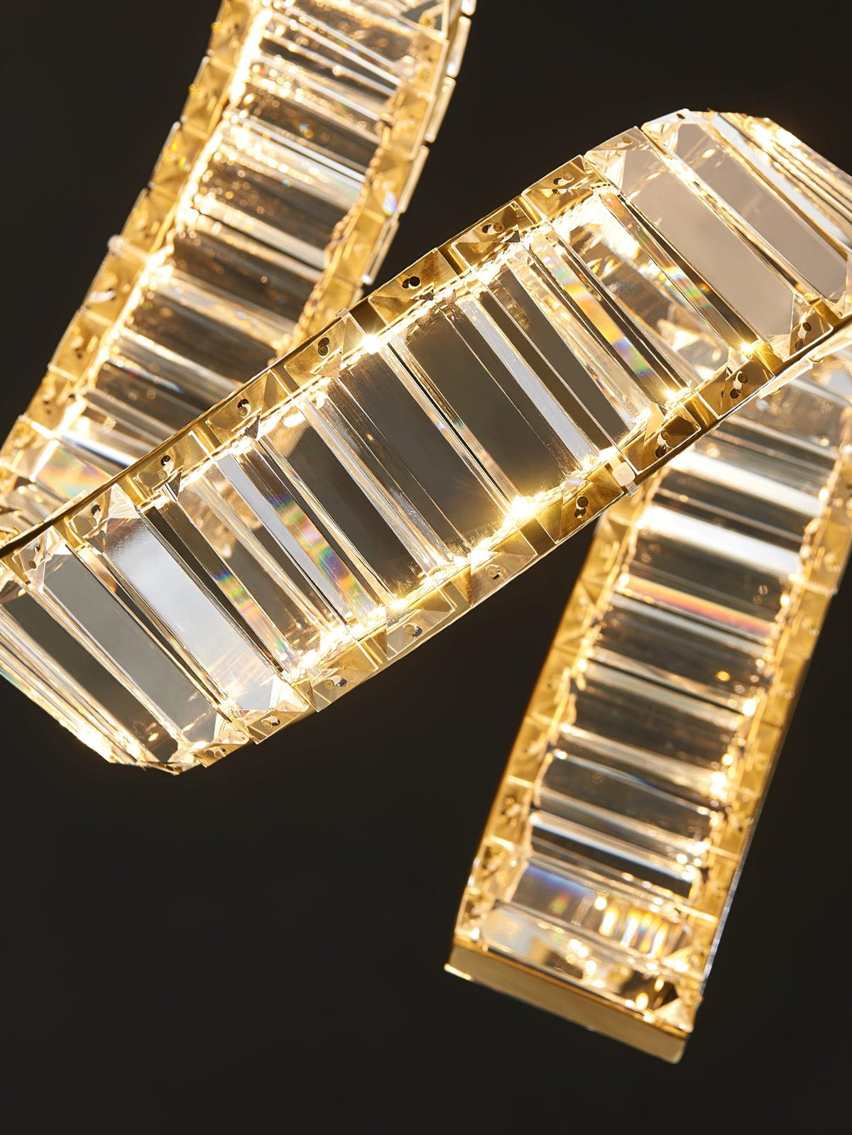 Curved Led Chandelier