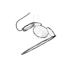 Cut Pendant Lamp – Modern LED Ceiling Light in Black Aluminum