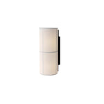 Cylinder Fabric Plug In Wall Lamp