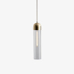 Glass Cylindrical Pendant Light