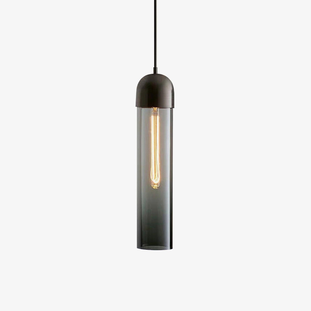 Glass Cylindrical Pendant Light
