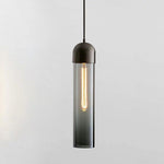 Glass Cylindrical Pendant Light