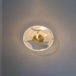 Modern Geometric Grain Ceiling Light