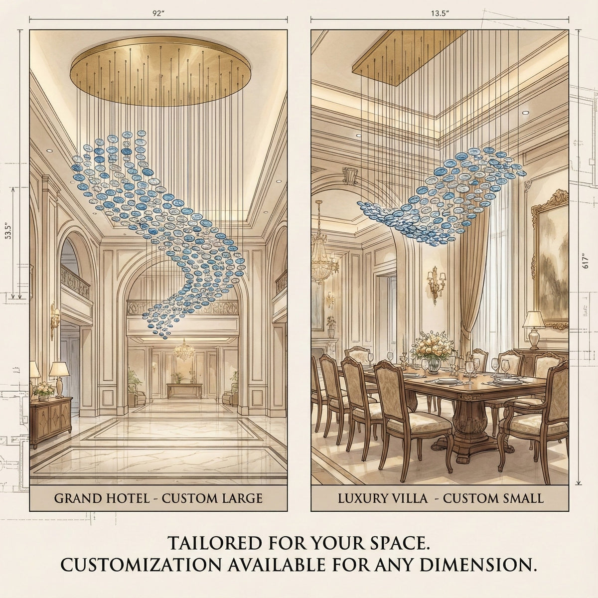 diy-flying-wave-chandelier