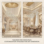 diy-glass-feathers-chandelier