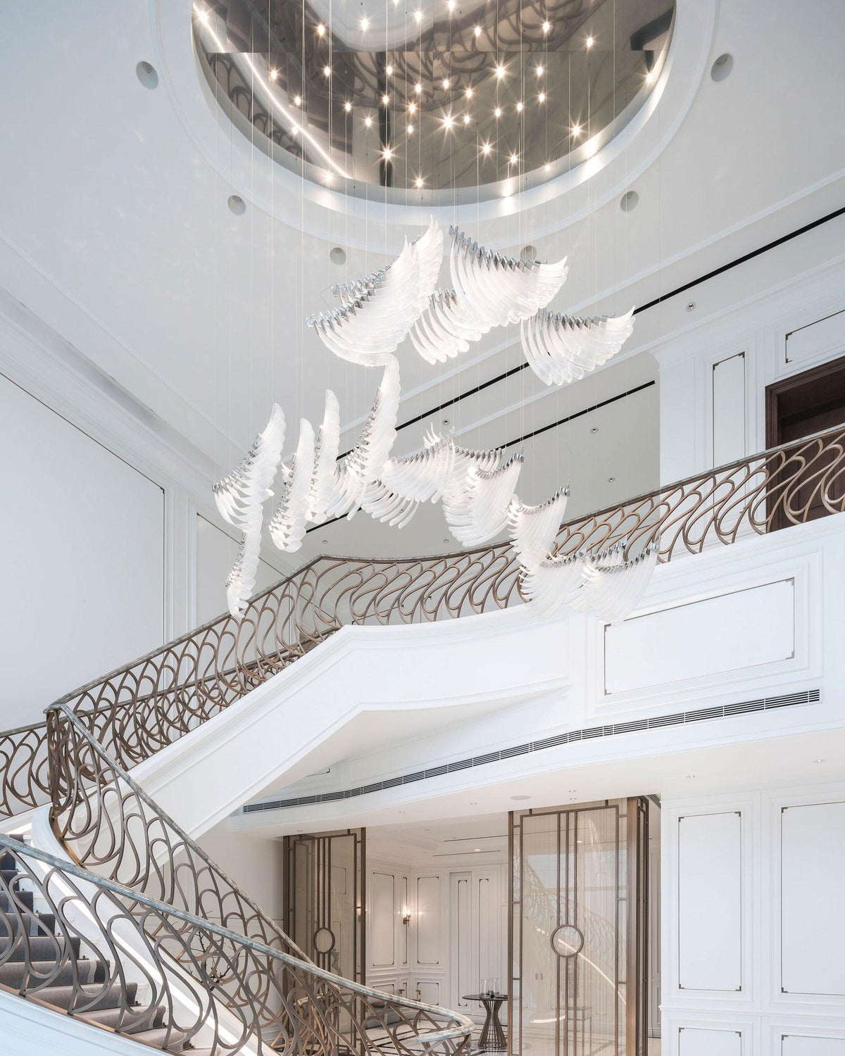 diy-bird-feather-wings-chandelier