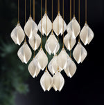 diy-ceramic-flower-chandelier