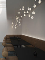 diy-ceramic-flower-chandelier