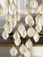 diy-ceramic-flower-chandelier