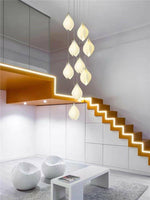 diy-ceramic-flower-chandelier