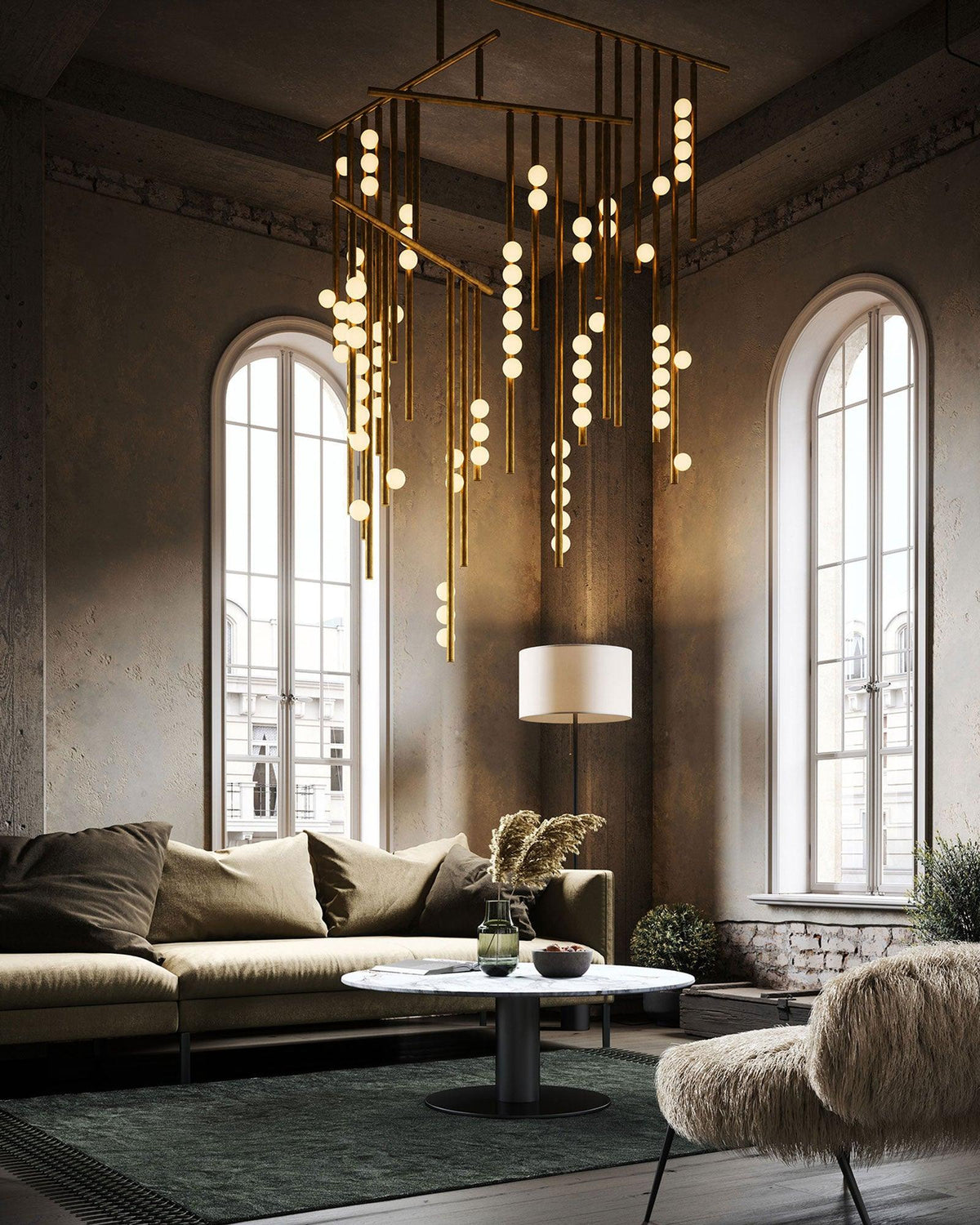 diy-luminous-cascade-chandelier
