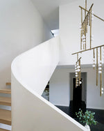 diy-luminous-cascade-chandelier
